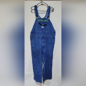LIBERTY Bib Overalls Jeans Mens 40x30 Blue Denim Carpenter Pockets Farmer